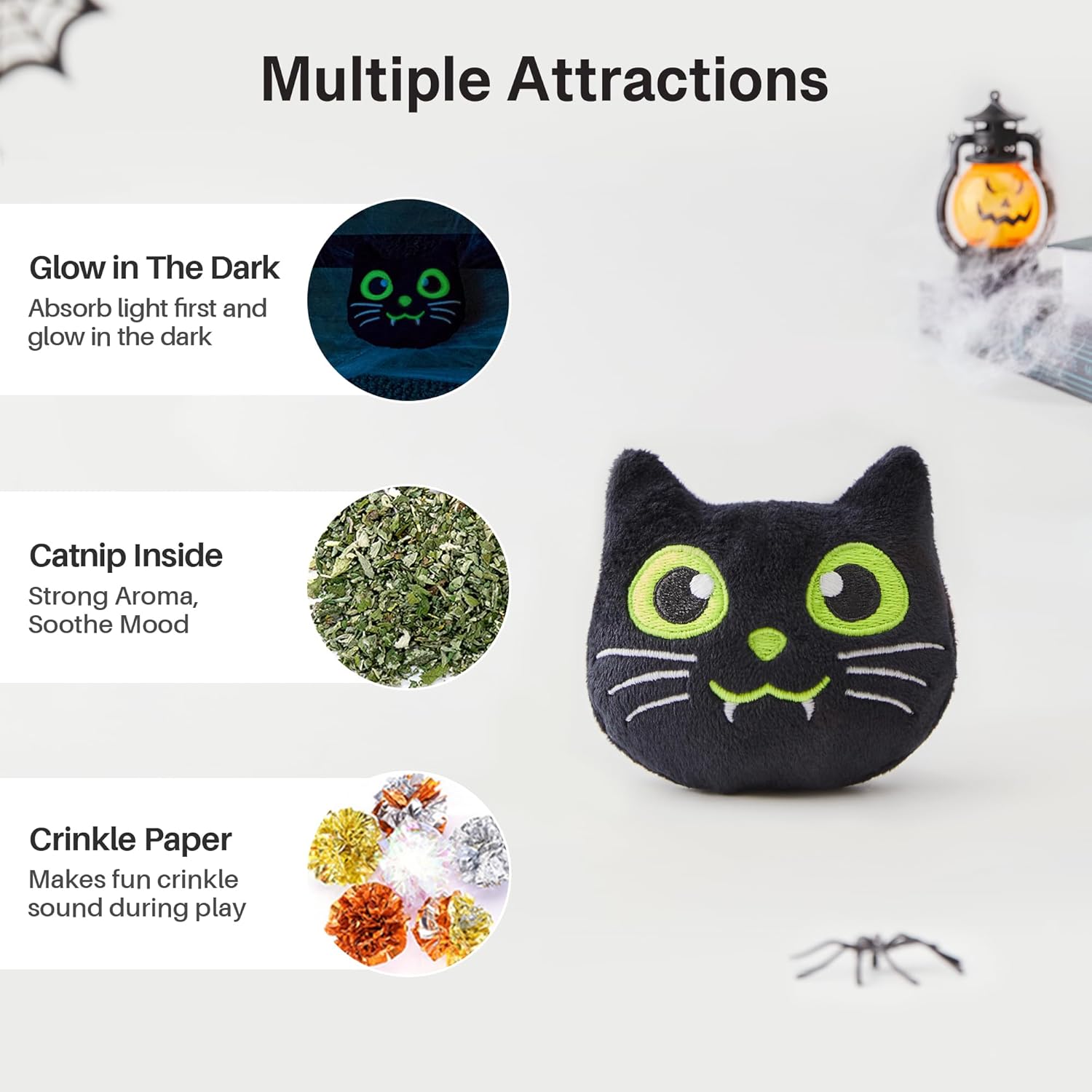 Cat chewing and kicking Ovista silvervine toy
