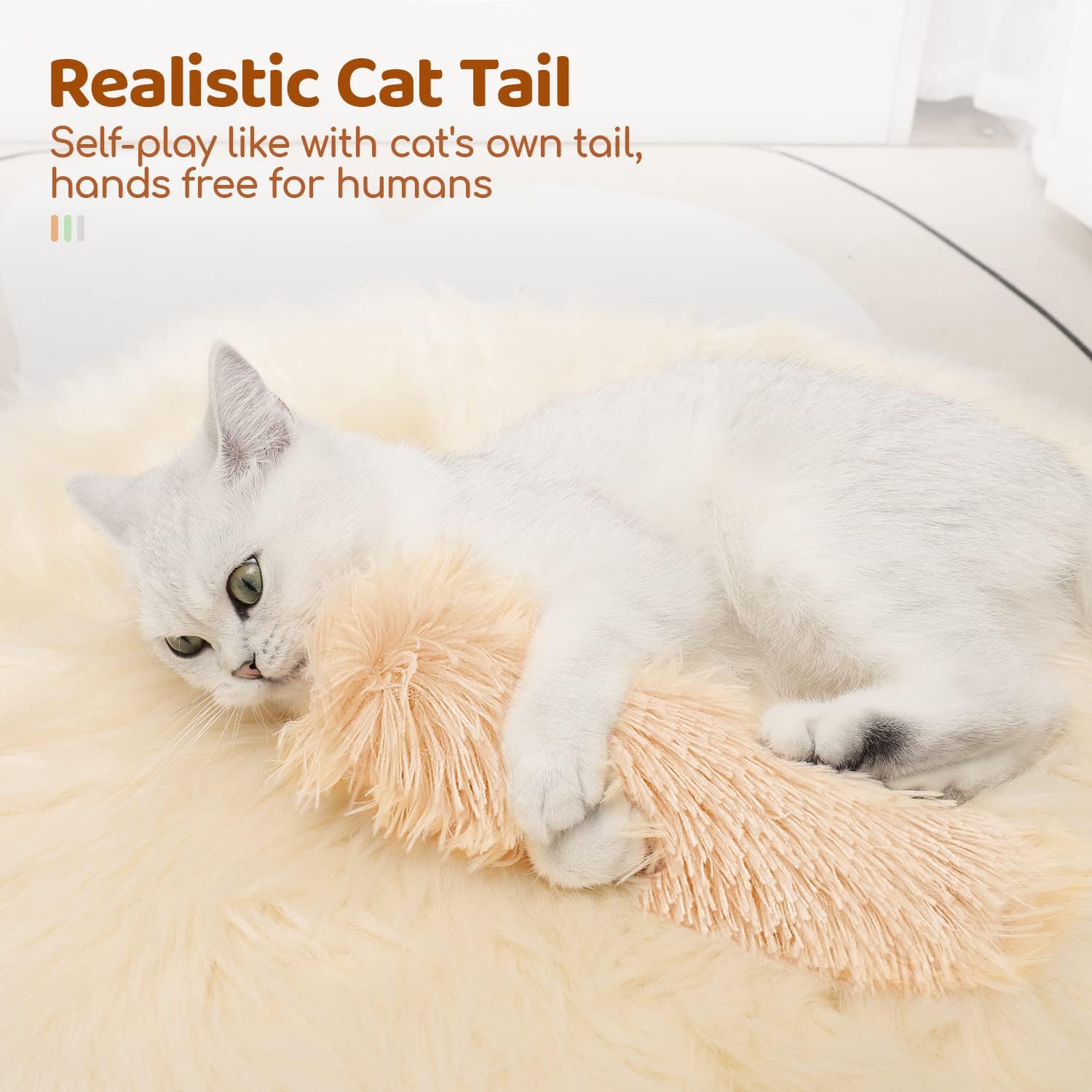 Closeup of Ovista cat pillow toy filled with catnip