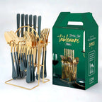 Odriva RoyalBlend Cutlery Set arranged on a dining table